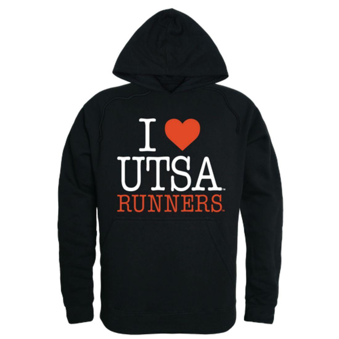 I Love UTSA University of Teas at San Antonio Roadrunners Hoodie Sweatshirt