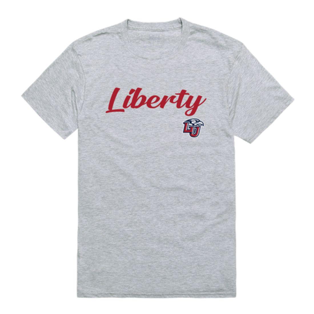 Liberty University Flames Script Tee T-Shirt