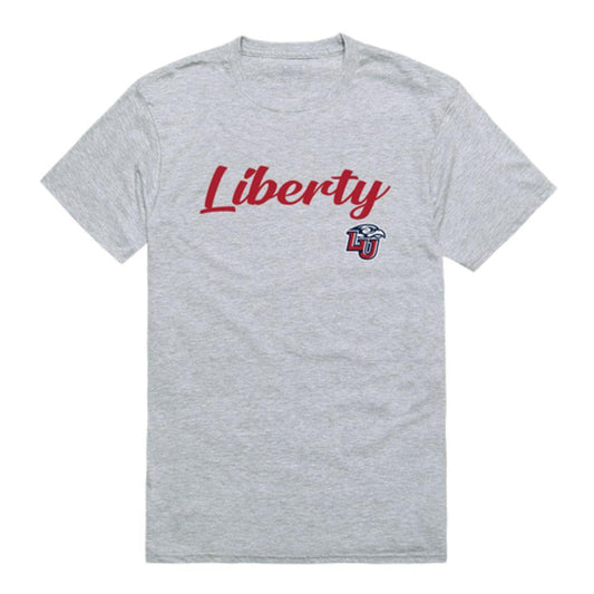 Liberty University Flames Script Tee T-Shirt