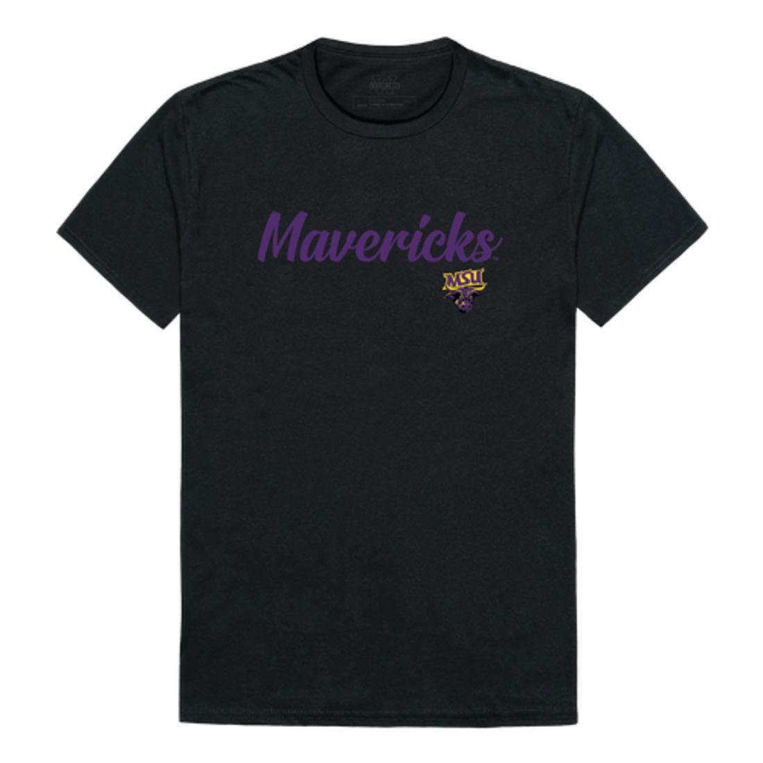 MNSU Minnesota State University Mankato Mavericks Script Tee T-Shirt