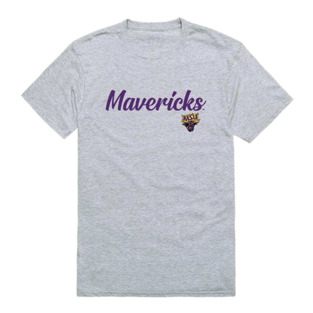 MNSU Minnesota State University Mankato Mavericks Script Tee T-Shirt