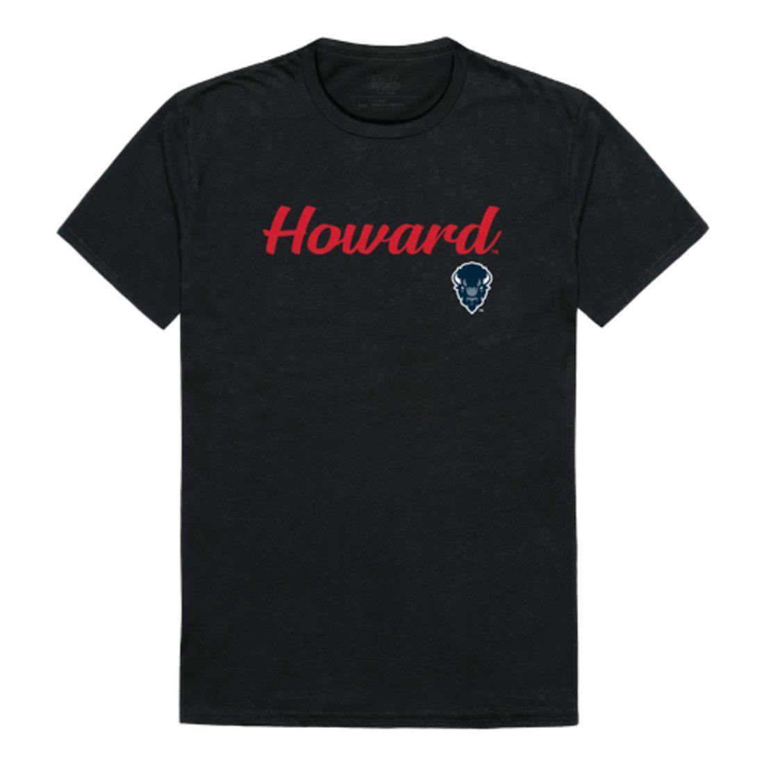 Howard University Bison Script Tee T-Shirt