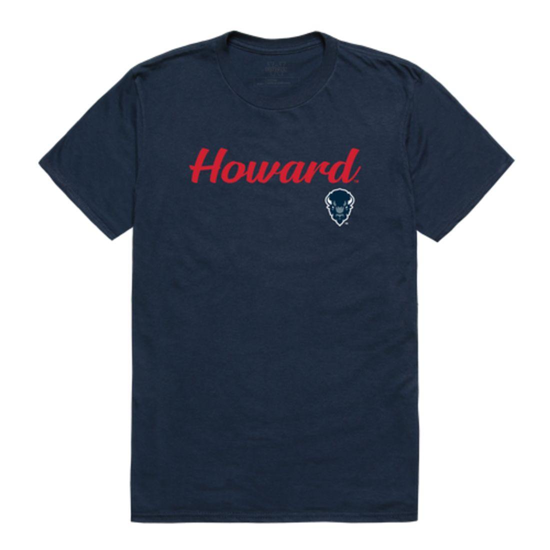 Howard University Bison Script Tee T-Shirt