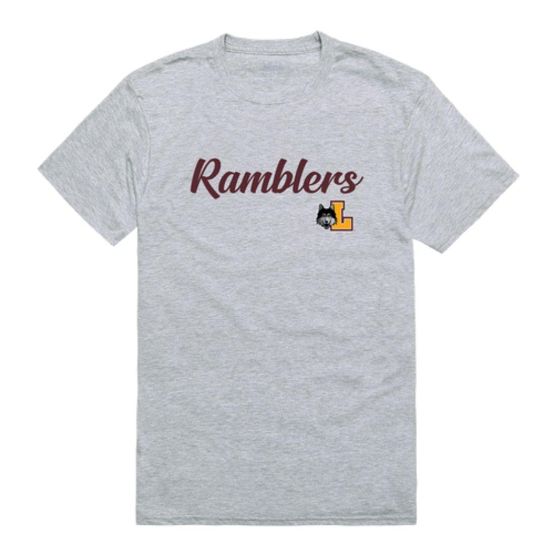 LUC Loyola University Chicago Ramblers Script Tee T-Shirt