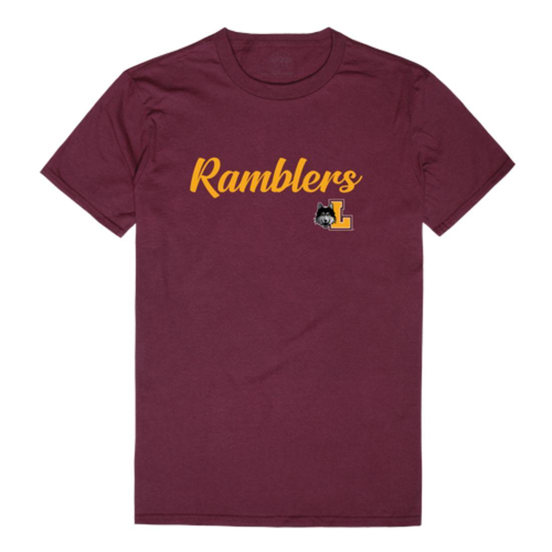 LUC Loyola University Chicago Ramblers Script Tee T-Shirt