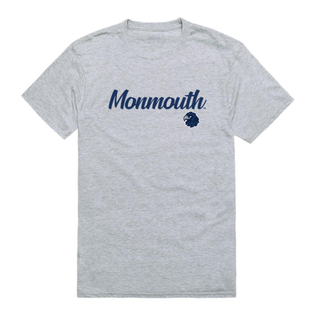 Monmouth University Hawks Script Tee T-Shirt
