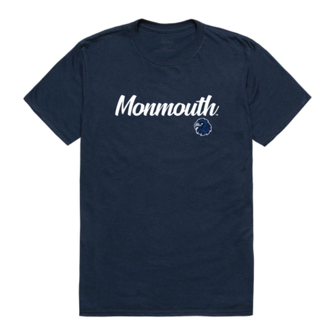Monmouth University Hawks Script Tee T-Shirt