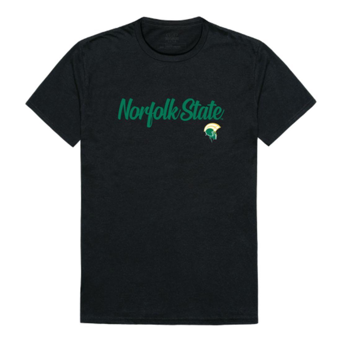 NSU Norfolk State University Spartans Script Tee T-Shirt