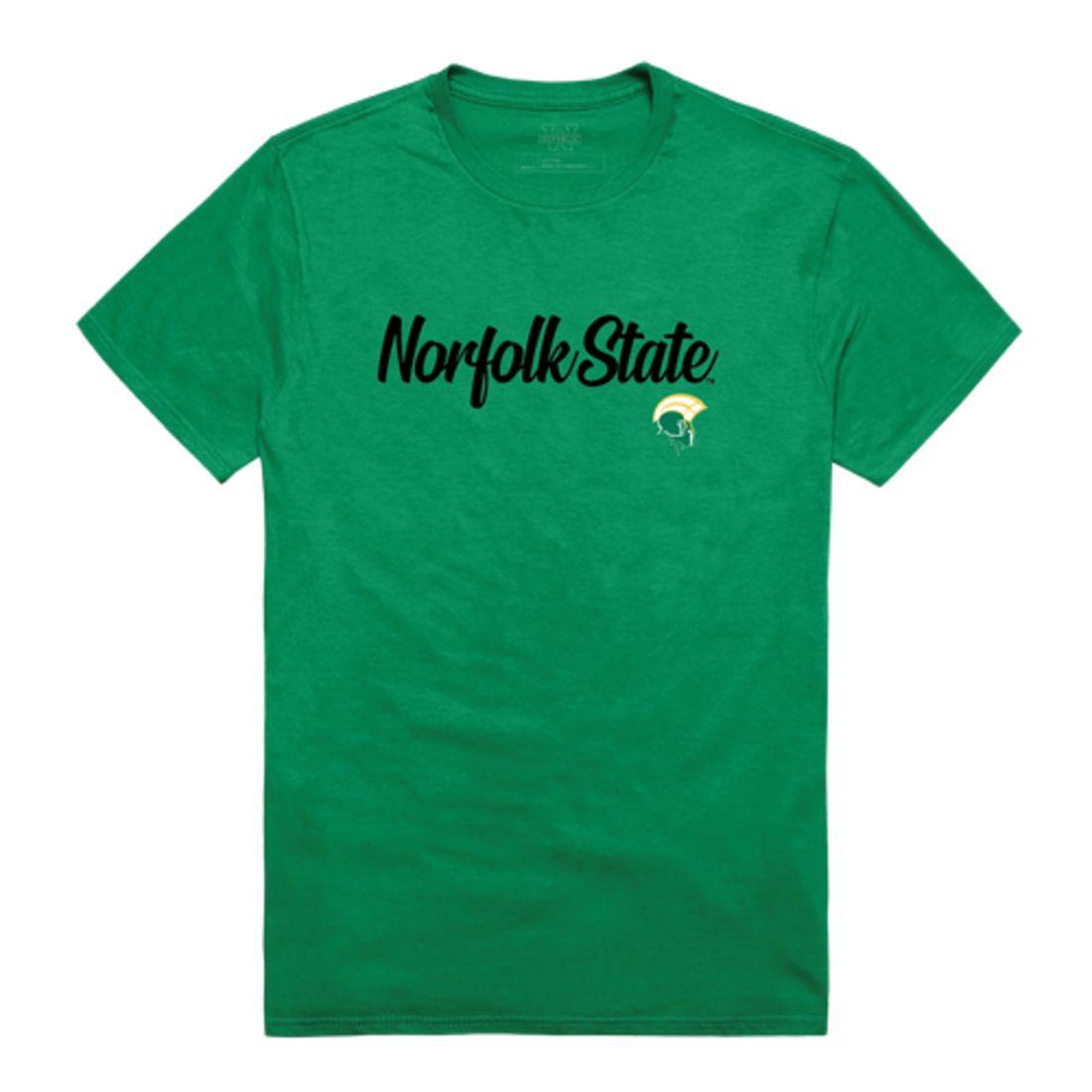 NSU Norfolk State University Spartans Script Tee T-Shirt