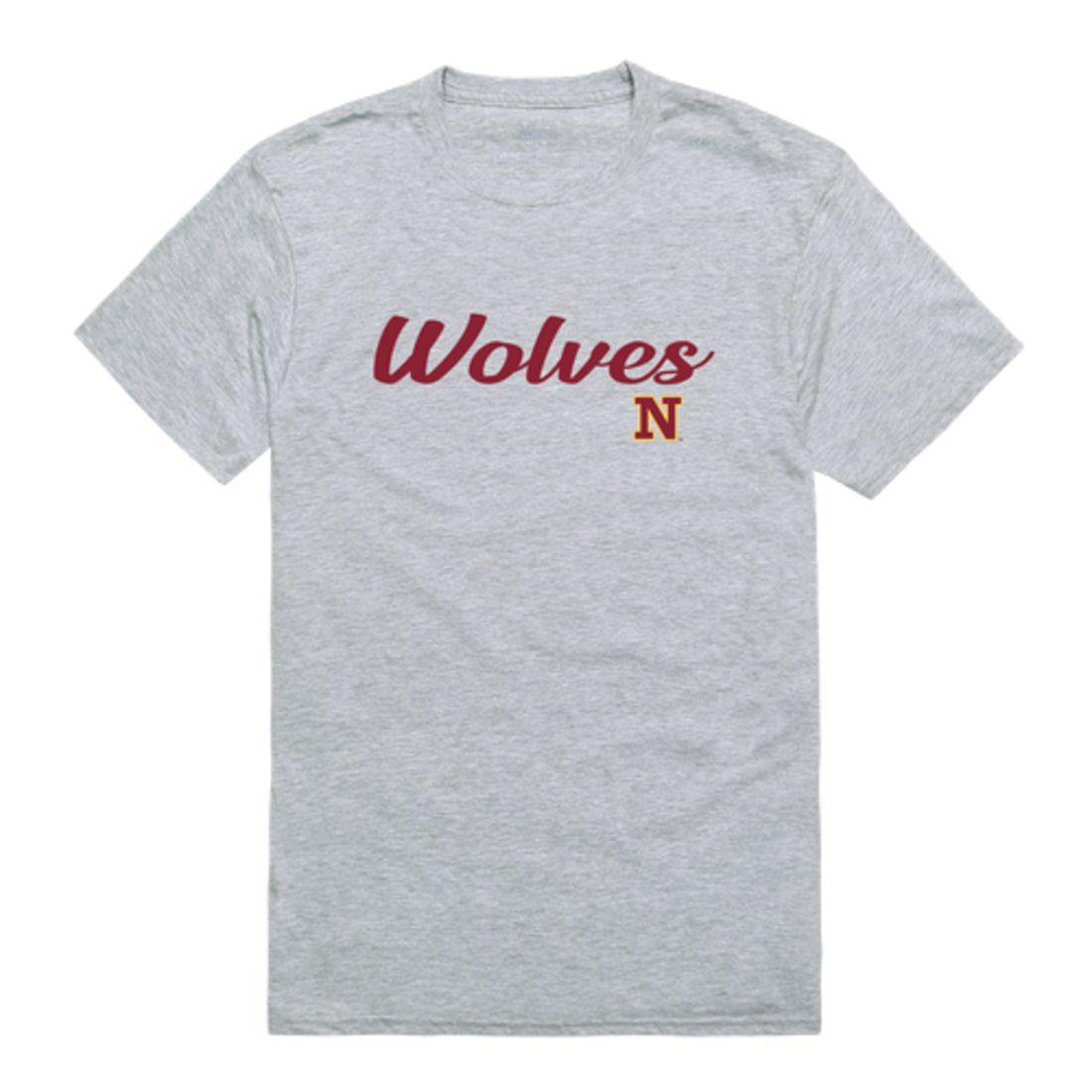 NSU Northern State University Wolves Script Tee T-Shirt