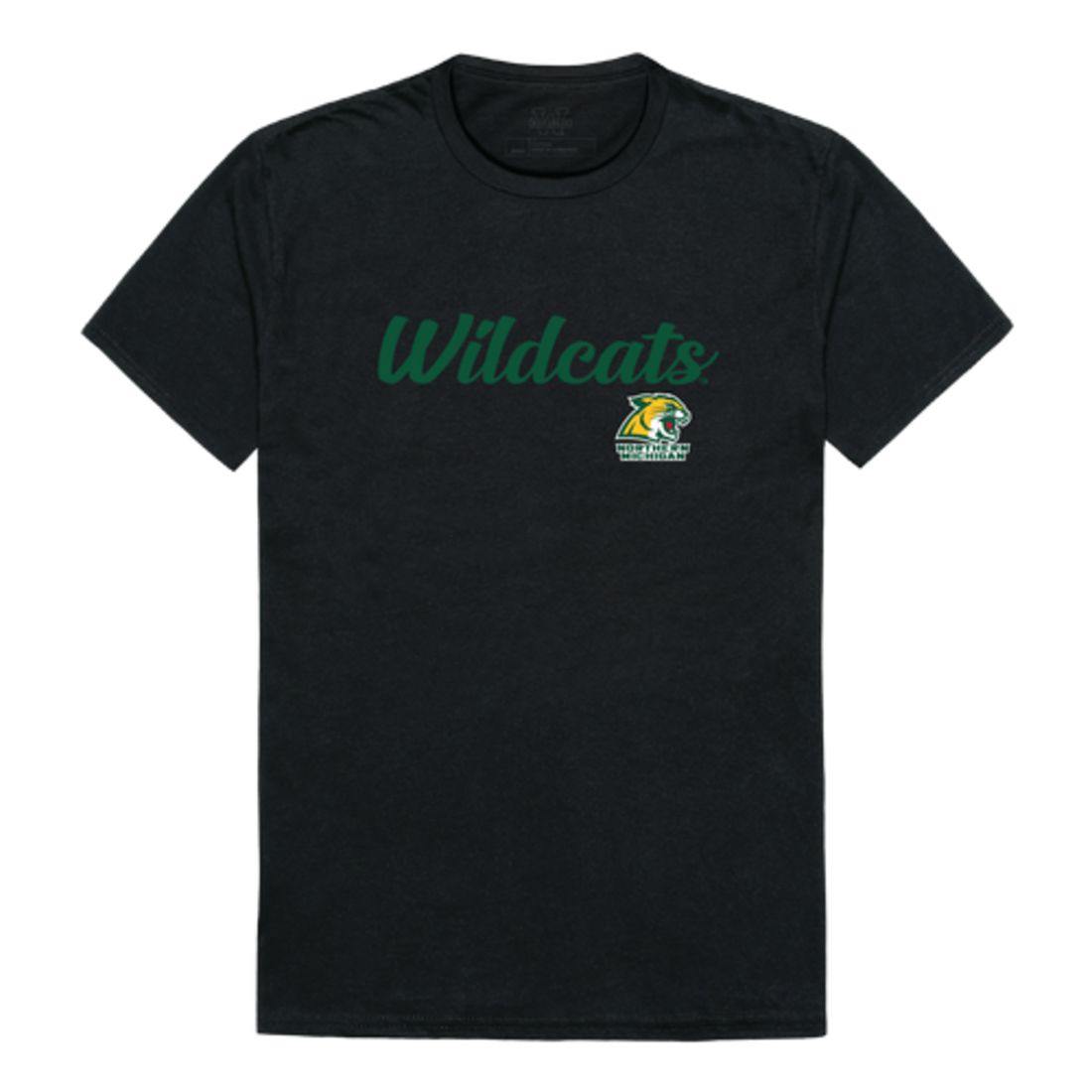 NMU Northern Michigan University Wildcats Script Tee T-Shirt