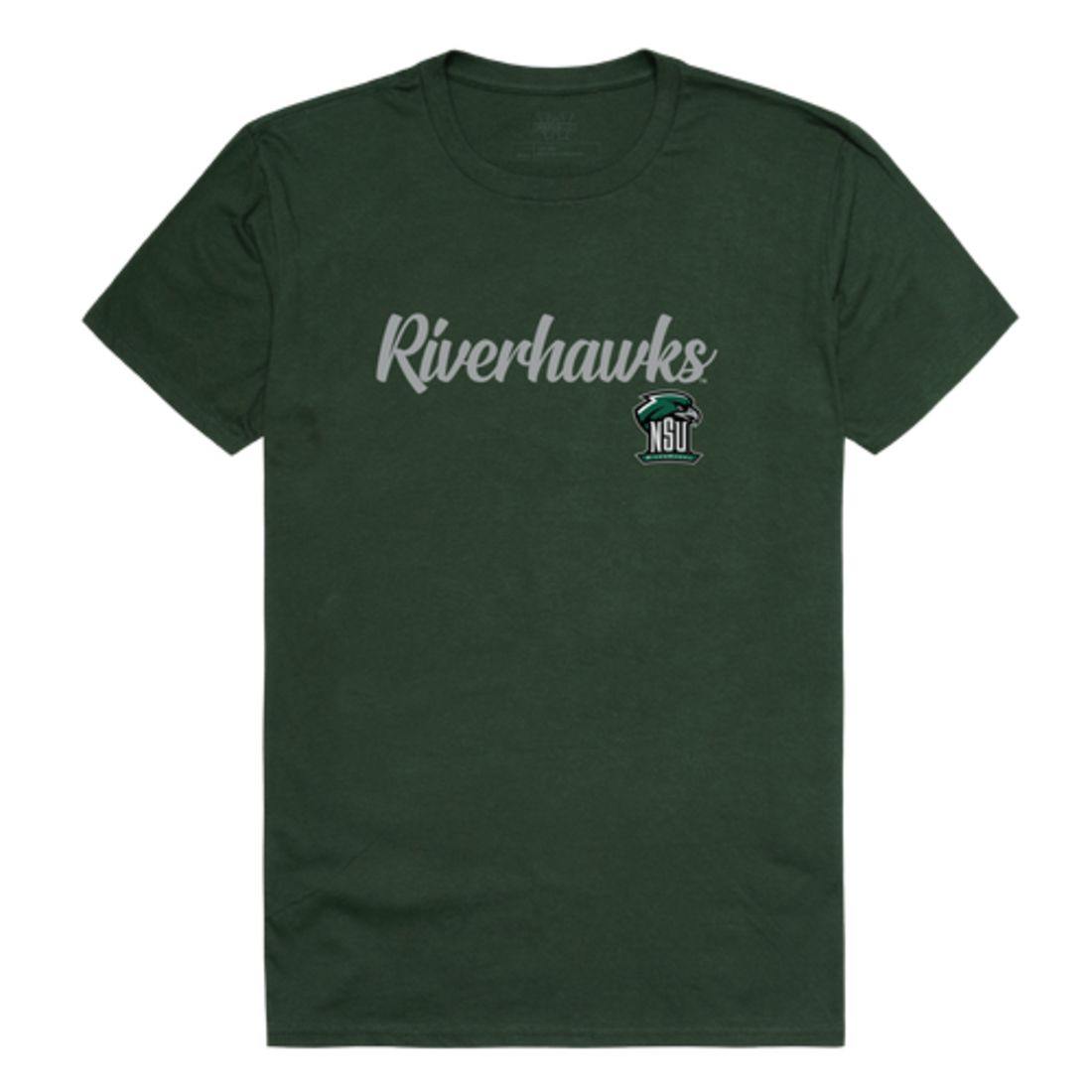 NSU Northeastern State University RiverHawks Script Tee T-Shirt