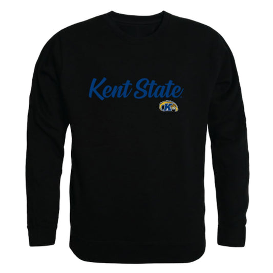 KSU Kent State University The Golden Flashes Script Crewneck Pullover Sweatshirt Sweater Black