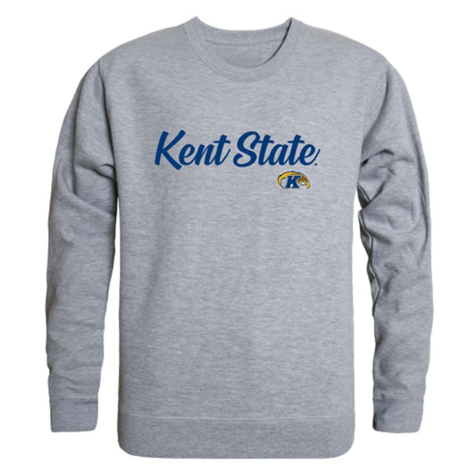 KSU Kent State University The Golden Flashes Script Crewneck Pullover Sweatshirt Sweater Black