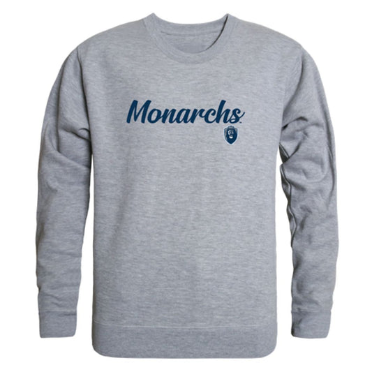 ODU Old Dominion University Monarchs Script Crewneck Pullover Sweatshirt Sweater Black
