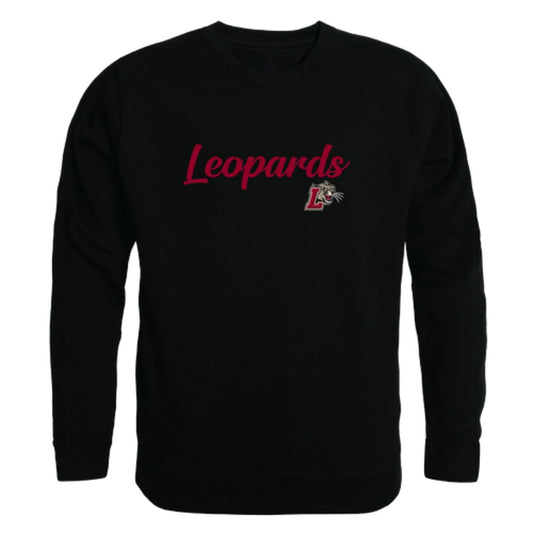 Lafayette College Leopards Script Crewneck Pullover Sweatshirt Sweater Black