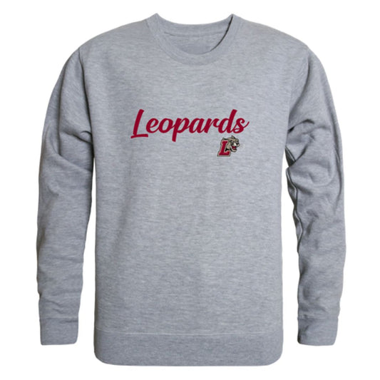 Lafayette College Leopards Script Crewneck Pullover Sweatshirt Sweater Black