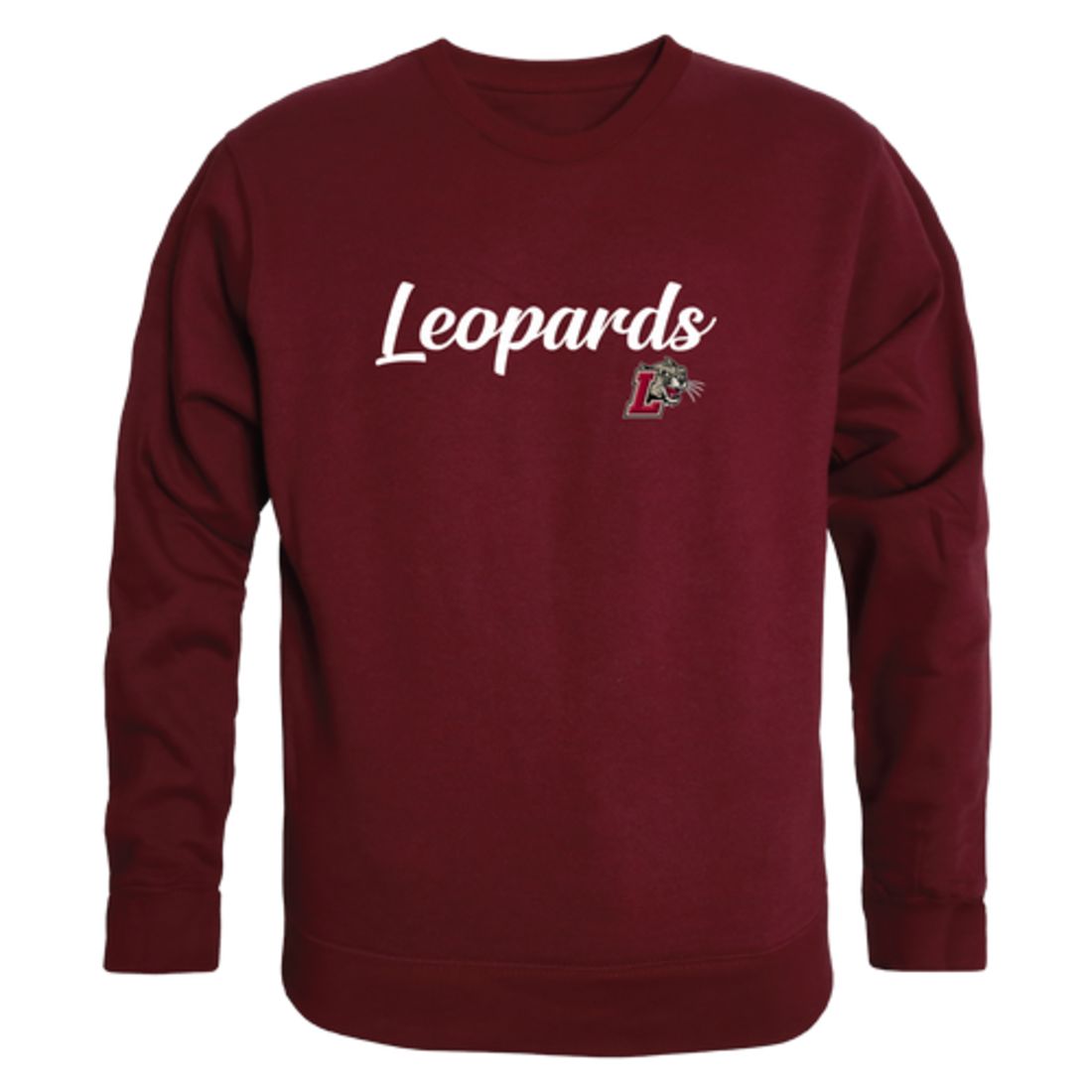 Lafayette College Leopards Script Crewneck Pullover Sweatshirt Sweater Black