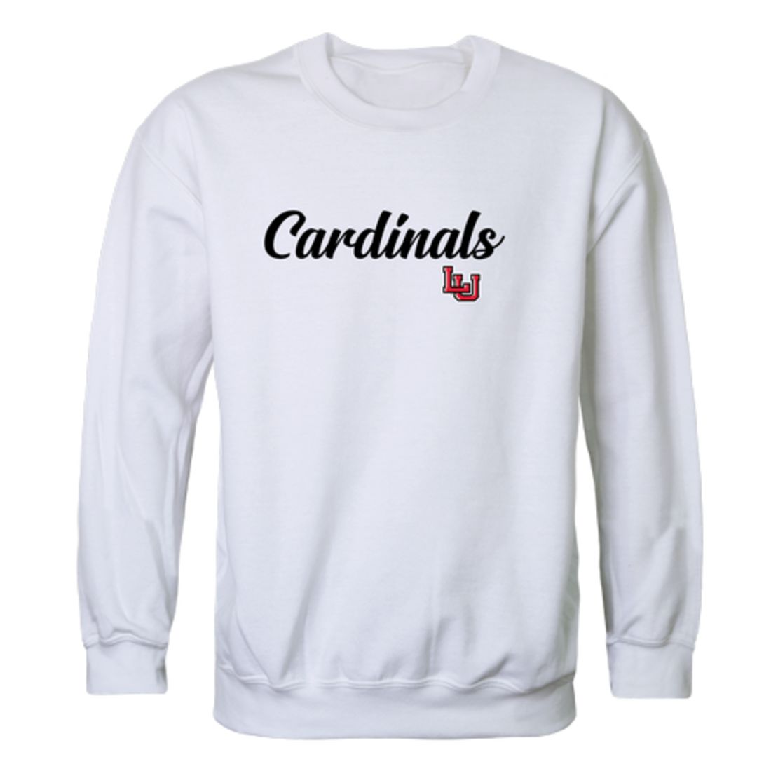 Lamar University Cardinals Script Crewneck Pullover Sweatshirt Sweater Black