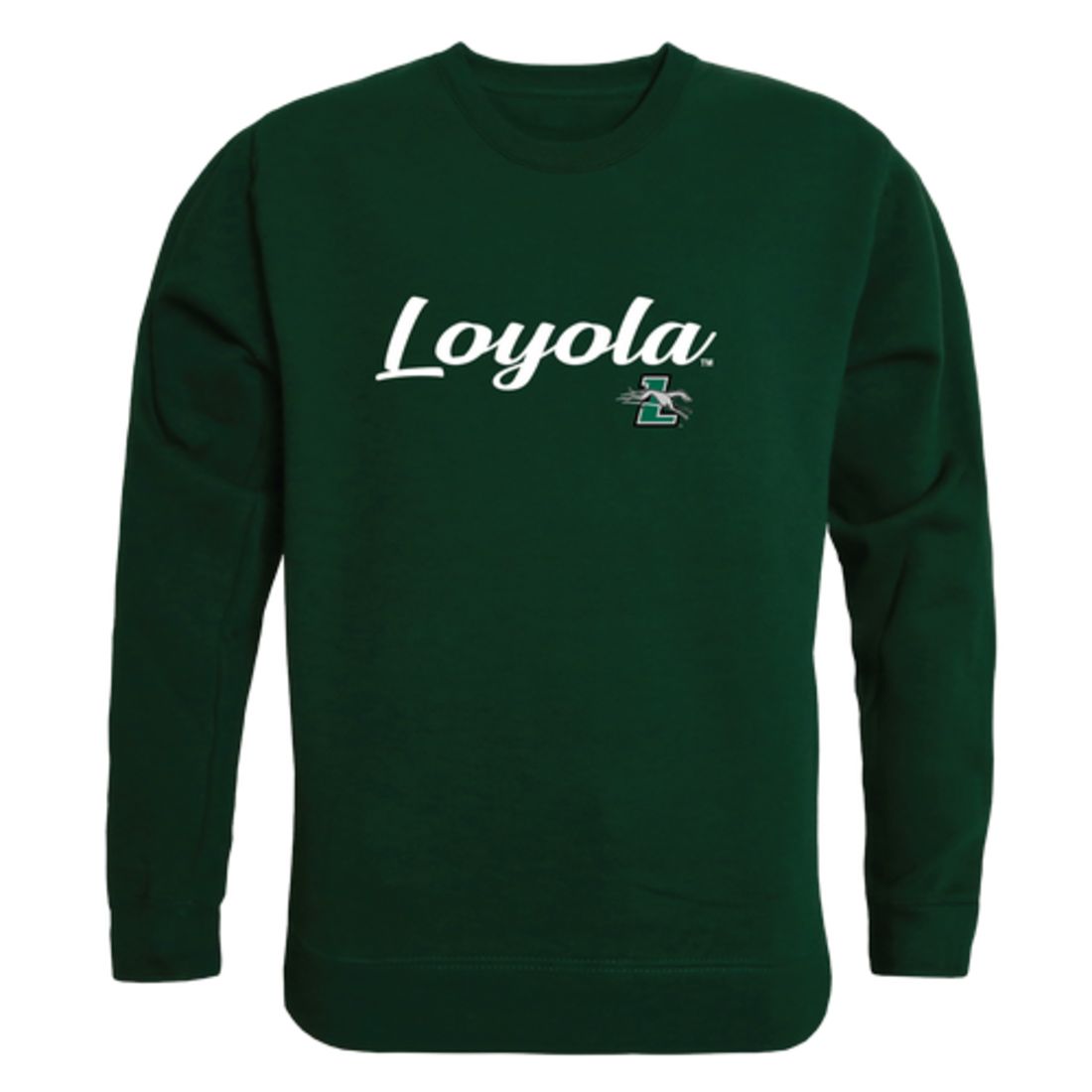 Loyola University Maryland Greyhounds Script Crewneck Pullover Sweatshirt Sweater Black