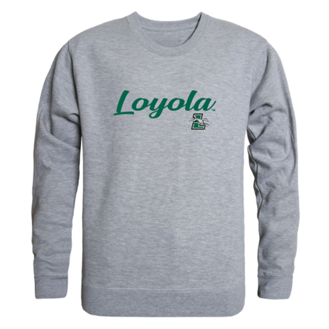 Loyola University Maryland Greyhounds Script Crewneck Pullover Sweatshirt Sweater Black