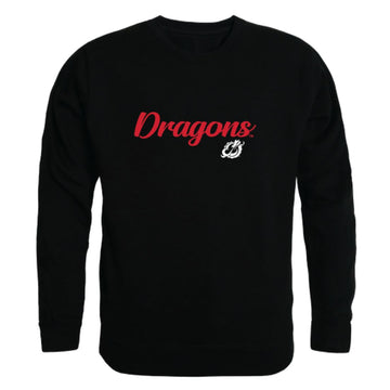 MSUM Minnesota State University Moorhead Dragons Script Crewneck Pullover Sweatshirt Sweater Black