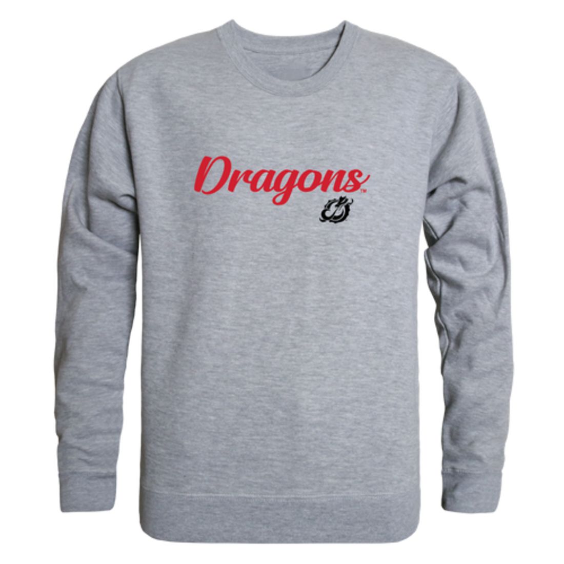 MSUM Minnesota State University Moorhead Dragons Script Crewneck Pullover Sweatshirt Sweater Black