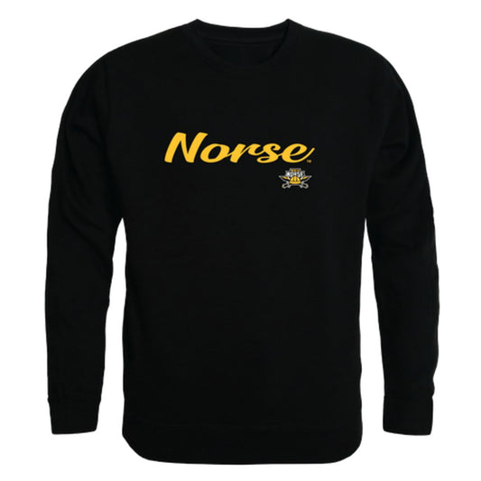NKU Northern Kentucky University Norse Script Crewneck Pullover Sweatshirt Sweater Black