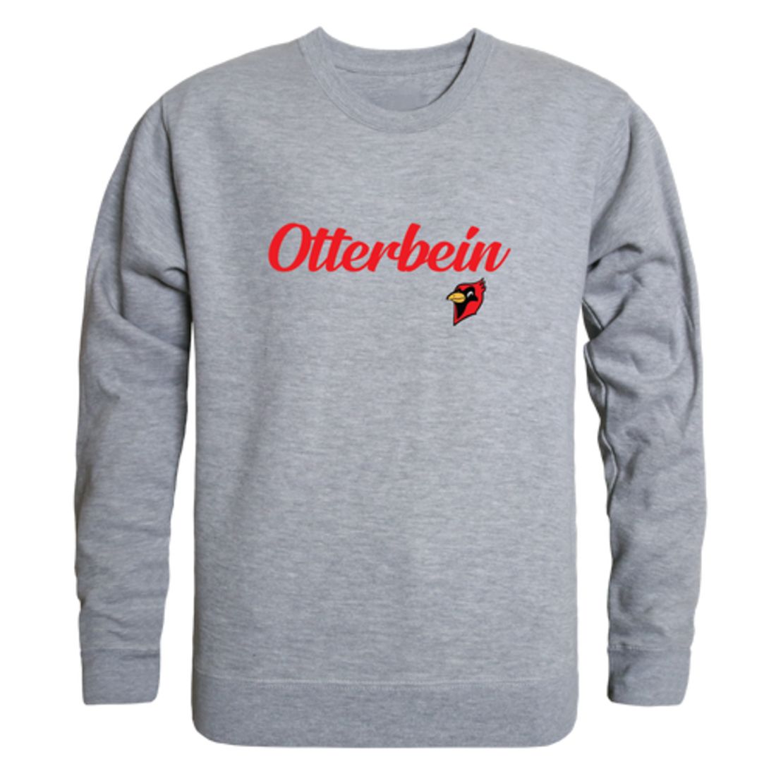 Otterbein University Cardinals Script Crewneck Pullover Sweatshirt Sweater Black