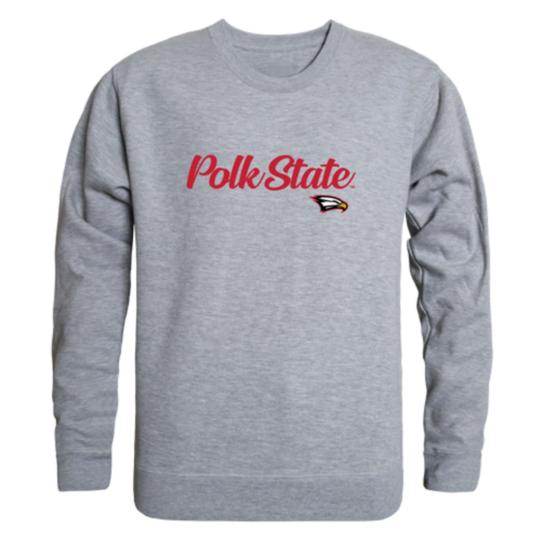 Polk State College Eagles Script Crewneck Pullover Sweatshirt Sweater Black