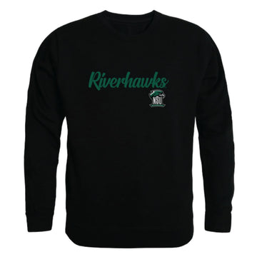 NSU Northeastern State University RiverHawks Script Crewneck Pullover Sweatshirt Sweater Black