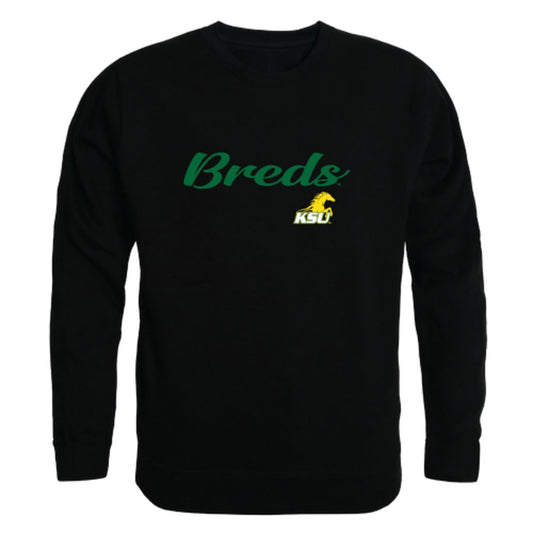 KYSU Kentucky State University Thorobreds Script Crewneck Pullover Sweatshirt Sweater Black