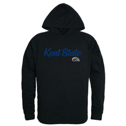 KSU Kent State University The Golden Flashes Mens Script Hoodie Sweatshirt Black