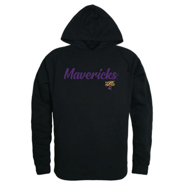 MNSU Minnesota State University Mankato Mavericks Mens Script Hoodie Sweatshirt Black