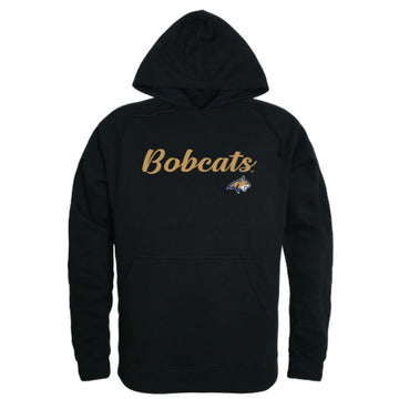 Montana State University Bobcats Mens Script Hoodie Sweatshirt Black