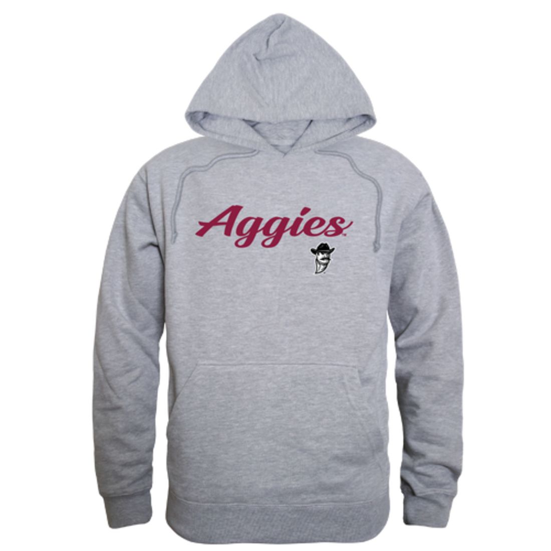 NMSU New Mexico State University Aggies Mens Script Hoodie Sweatshirt Black