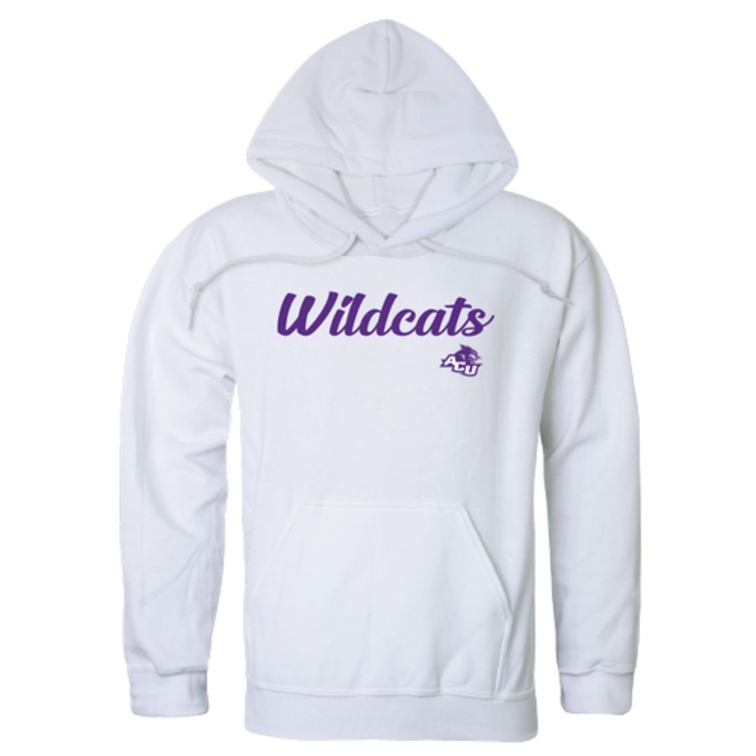 ACU Abilene Christian University Wildcats Mens Script Hoodie Sweatshirt Black