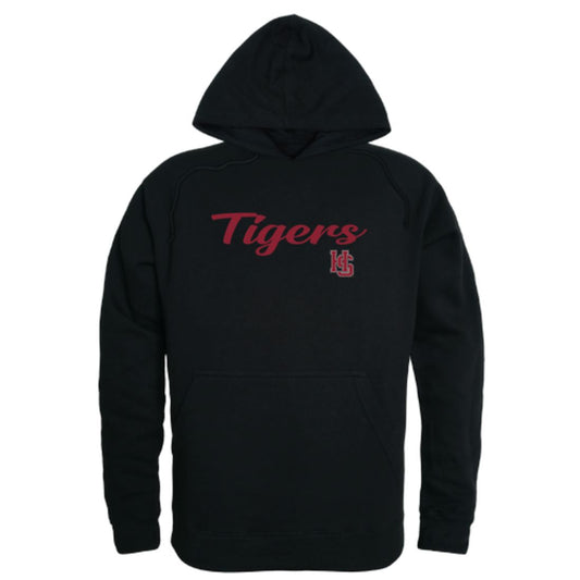 HSC Hampden-Sydney College Tigers Mens Script Hoodie Sweatshirt Black
