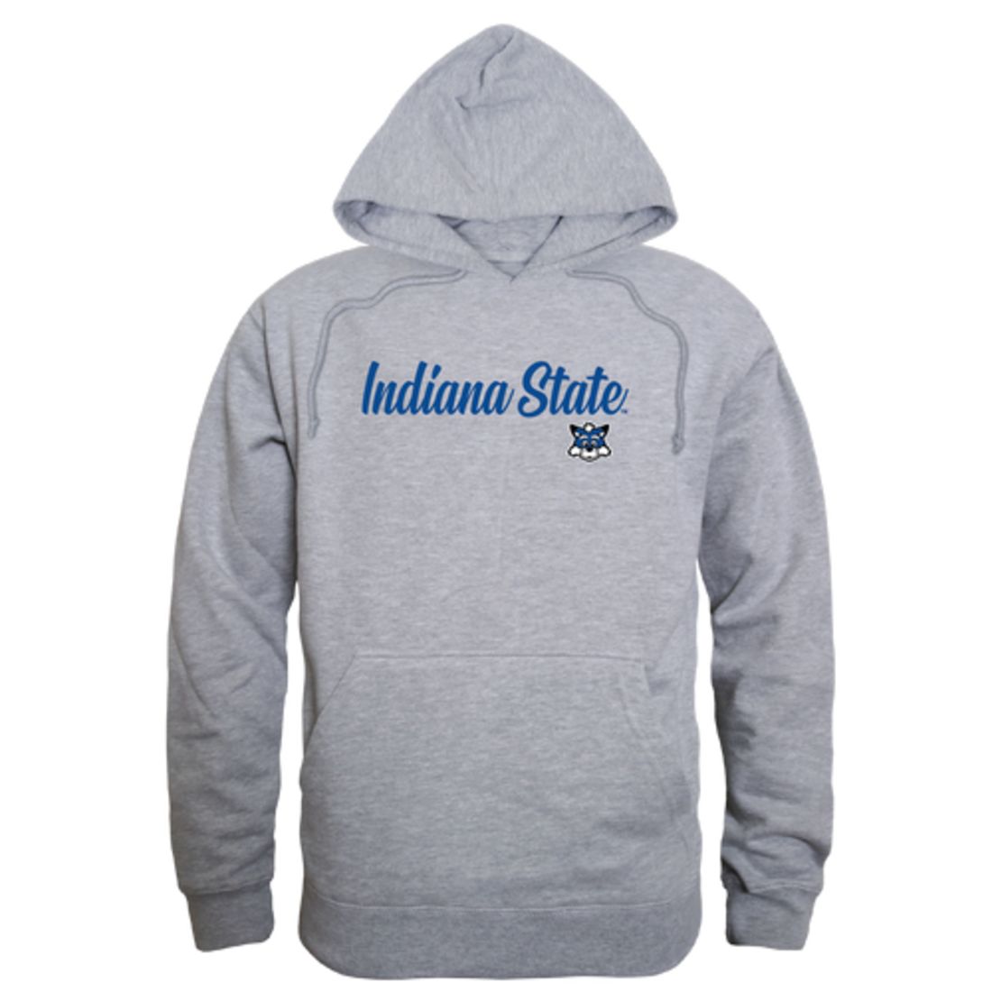 ISU Indiana State University Sycamores Mens Script Hoodie Sweatshirt Black