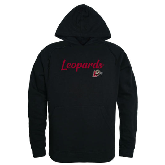 Lafayette College Leopards Mens Script Hoodie Sweatshirt Black