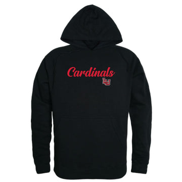 Lamar University Cardinals Mens Script Hoodie Sweatshirt Black