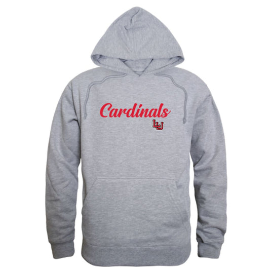 Lamar University Cardinals Mens Script Hoodie Sweatshirt Black
