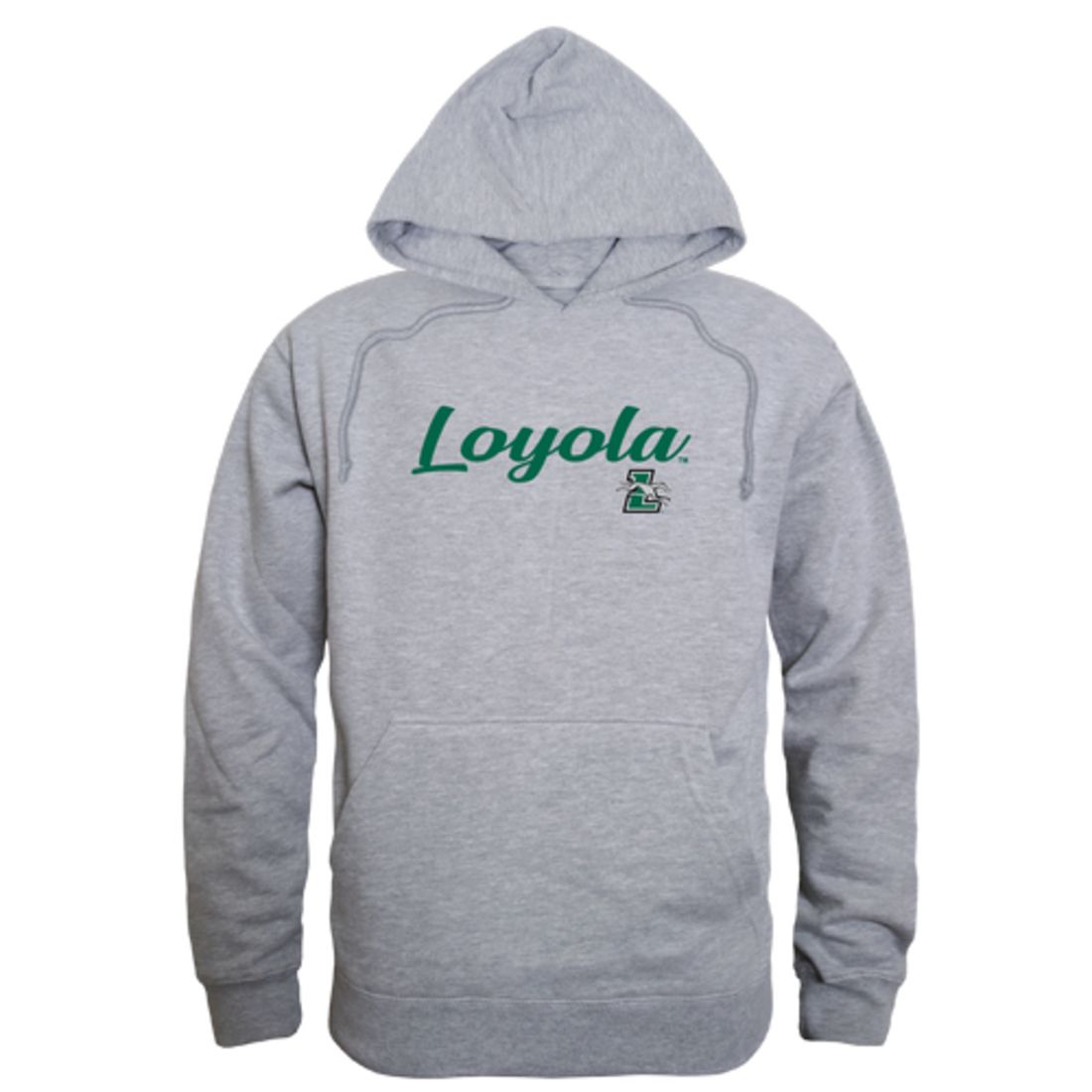 Loyola University Maryland Greyhounds Mens Script Hoodie Sweatshirt Black