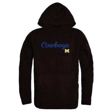 McNeese State University Cowboys and Cowgirls Mens Script Hoodie Sweatshirt Black