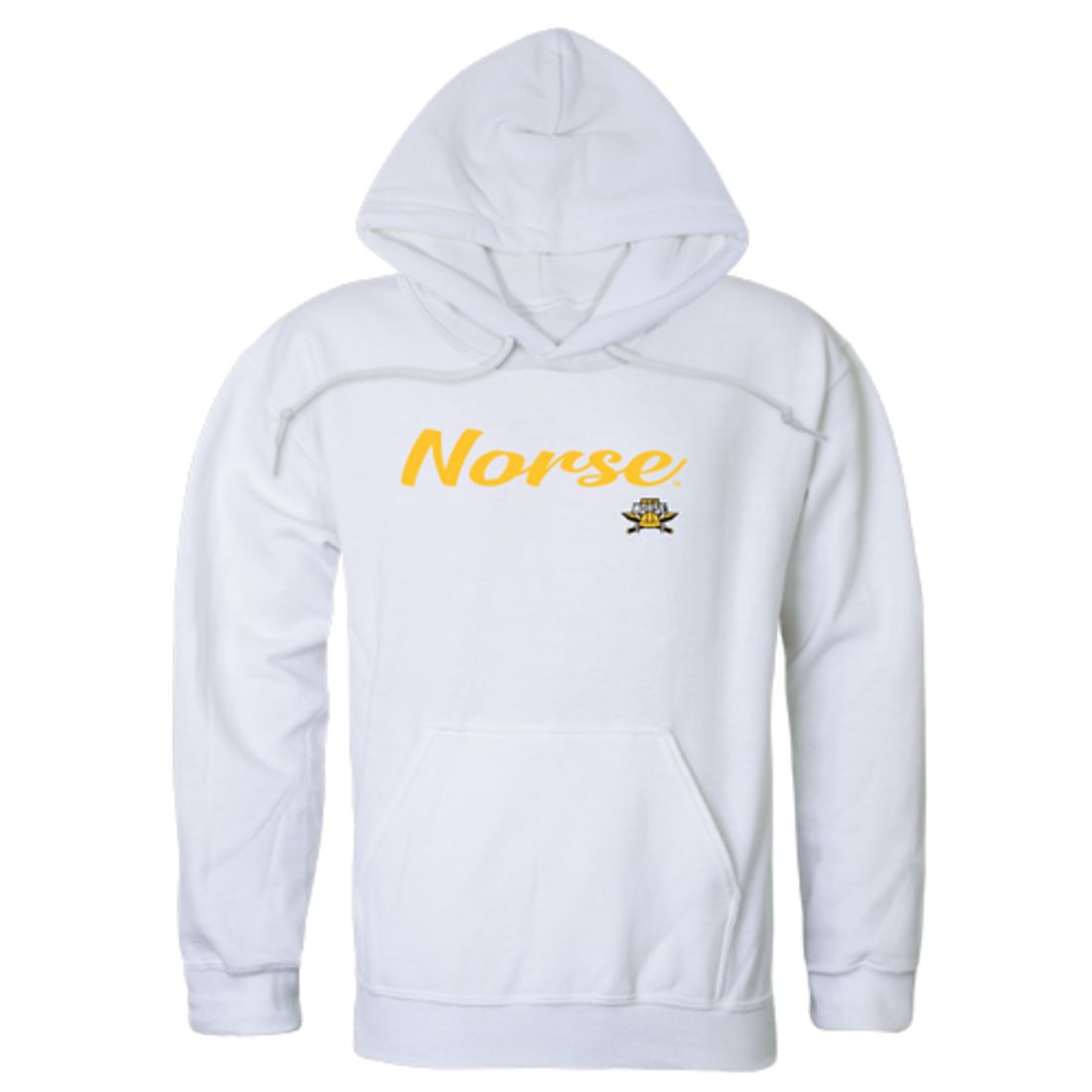 NKU Northern Kentucky University Norse Mens Script Hoodie Sweatshirt Black
