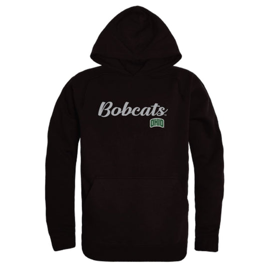 Ohio University Bobcats Mens Script Hoodie Sweatshirt Black