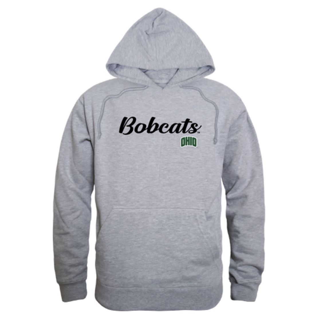 Ohio University Bobcats Mens Script Hoodie Sweatshirt Black