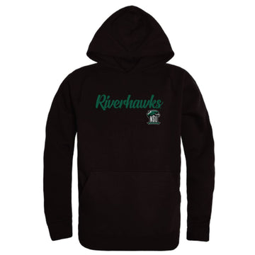 NSU Northeastern State University RiverHawks Mens Script Hoodie Sweatshirt Black