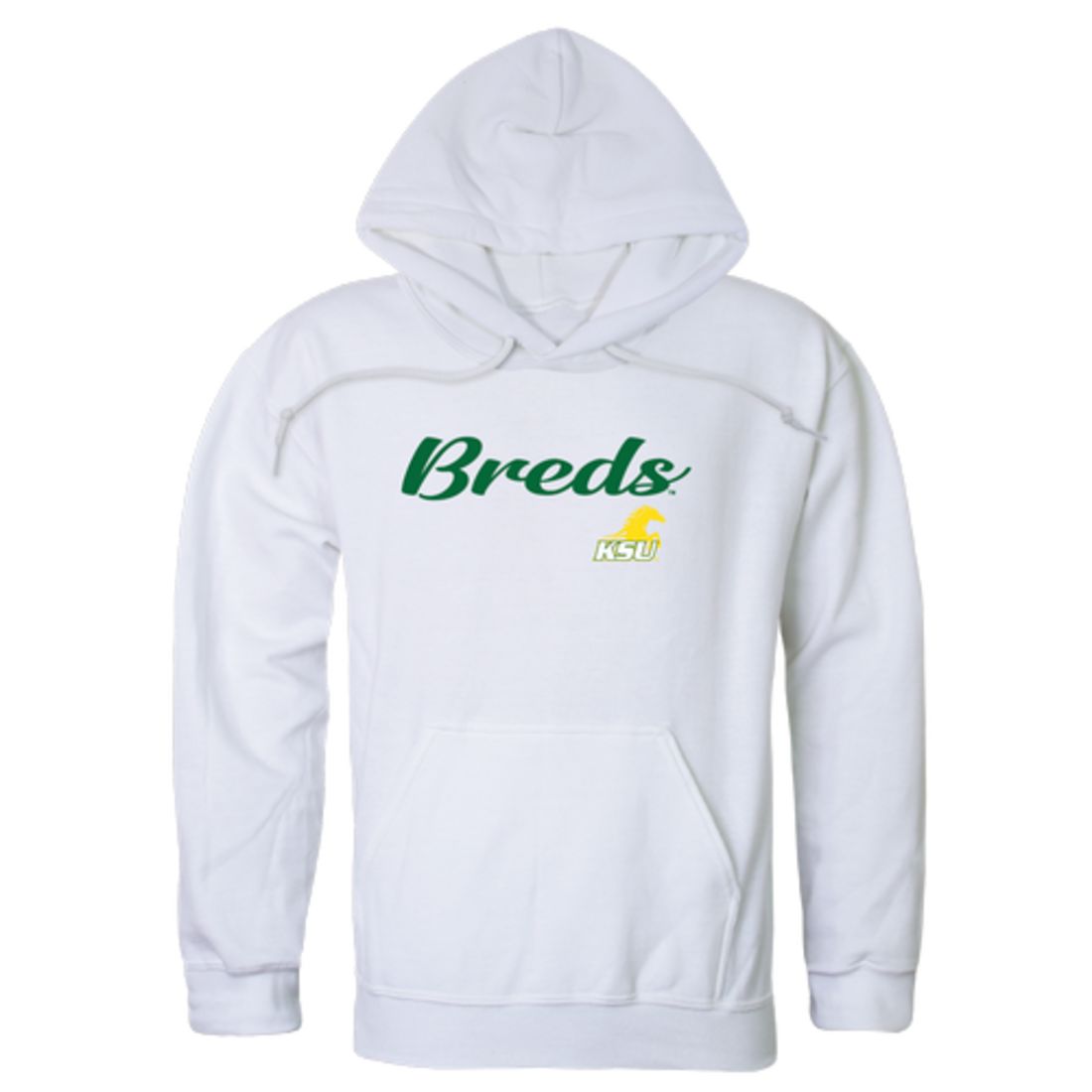 KYSU Kentucky State University Thorobreds Mens Script Hoodie Sweatshirt Black