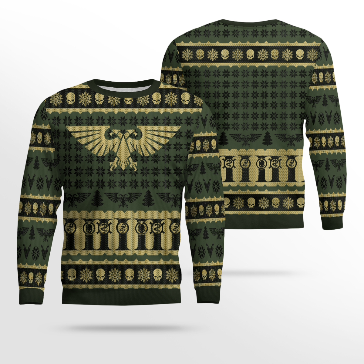 Warhammer 40k Imperium Ugly Christmas Sweater – Moonbestprint